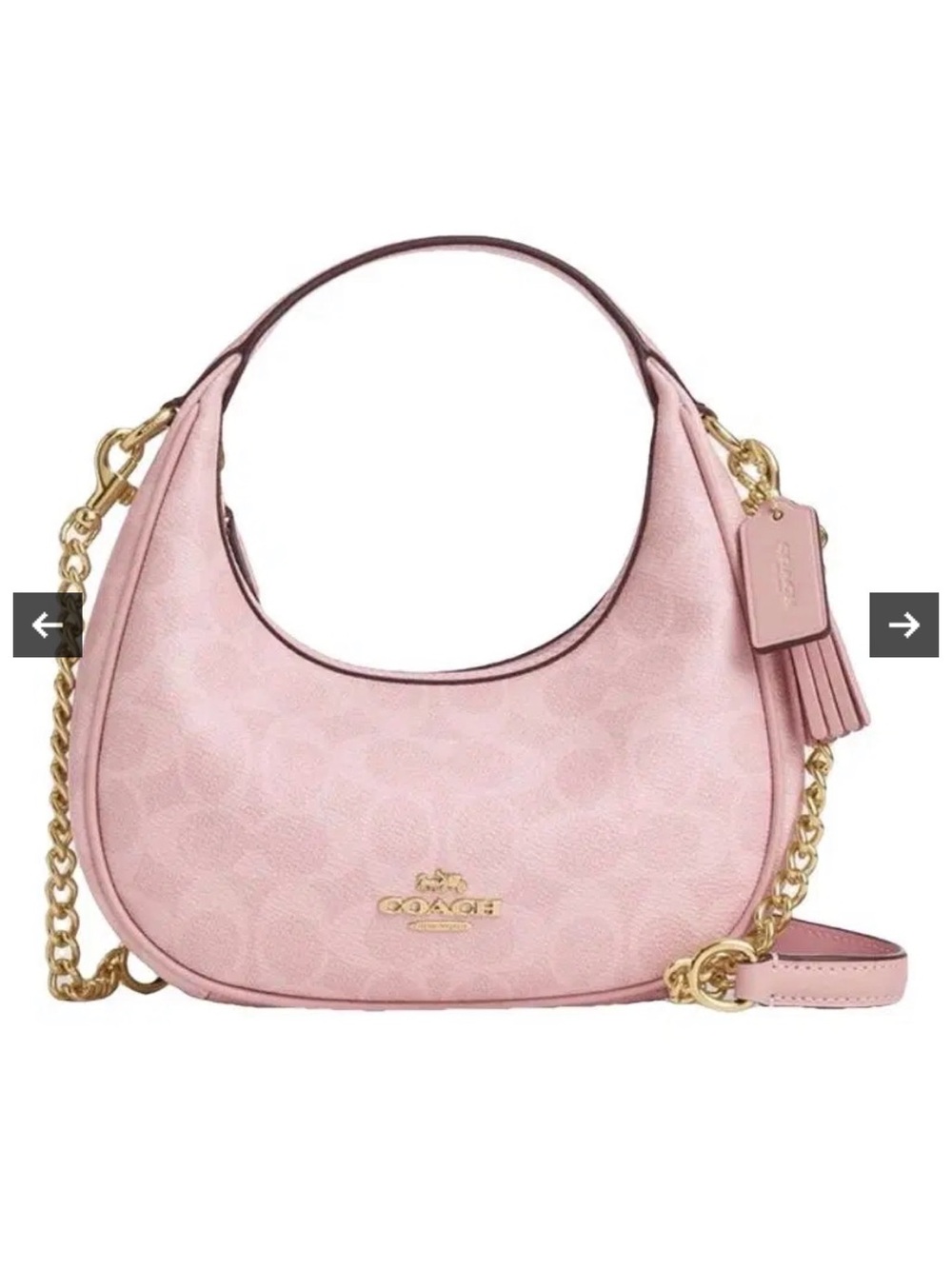 Coach Powder Pink Carmen Crossbody Purse